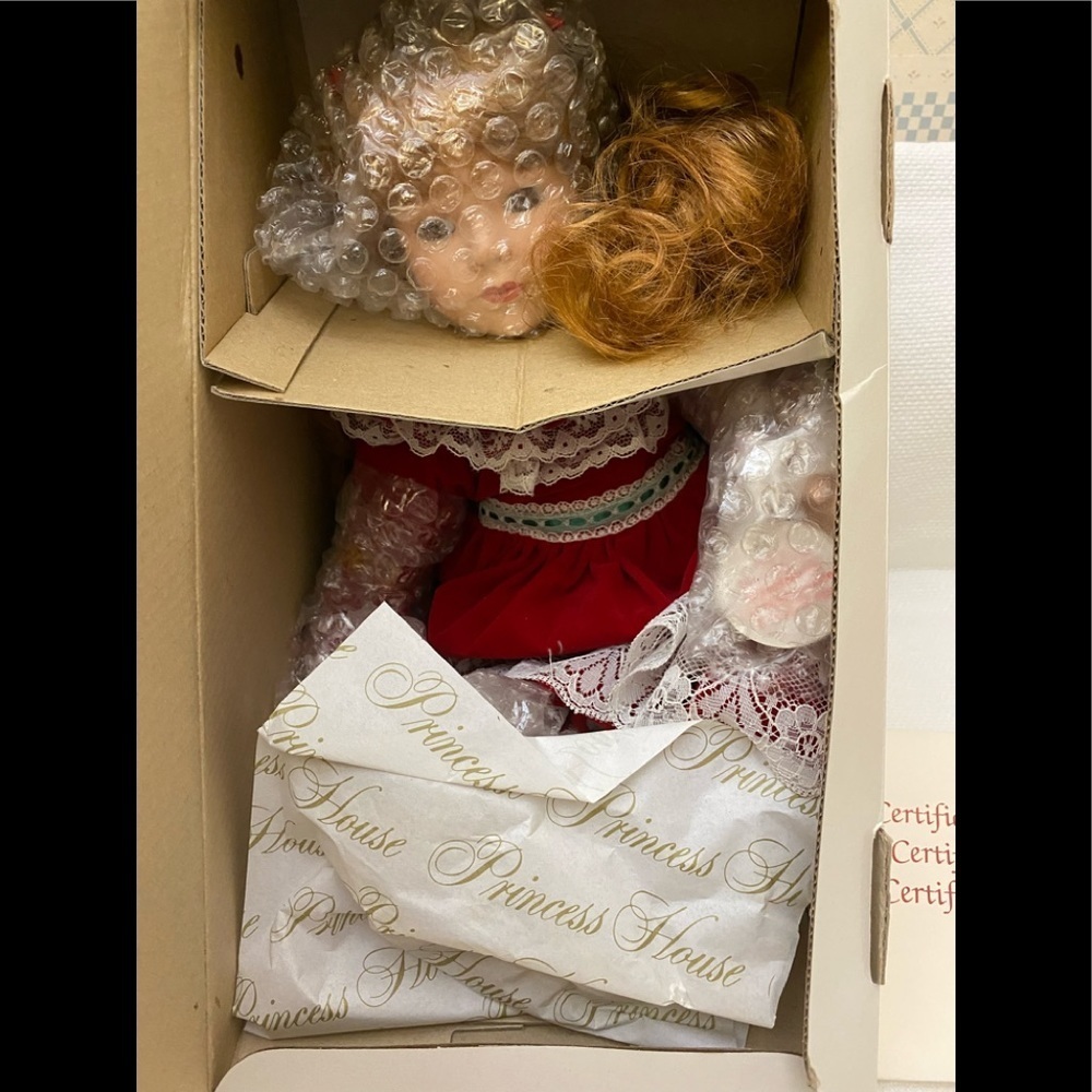 682 Princess House “CHRISTINA” Porcelain Collector Doll NRFB NIB